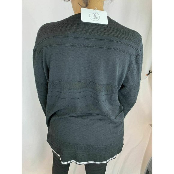 Perte by Krizia Lightweight Sweater with Textured - Picture 3 of 5